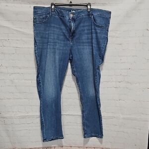 Lee Women's Skinny Jeans in Deep Blue